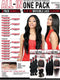 Seduction 100% Human Hair 3X Bundle 4"x5" HD Closure STRAIGHT" (SHS4X5)