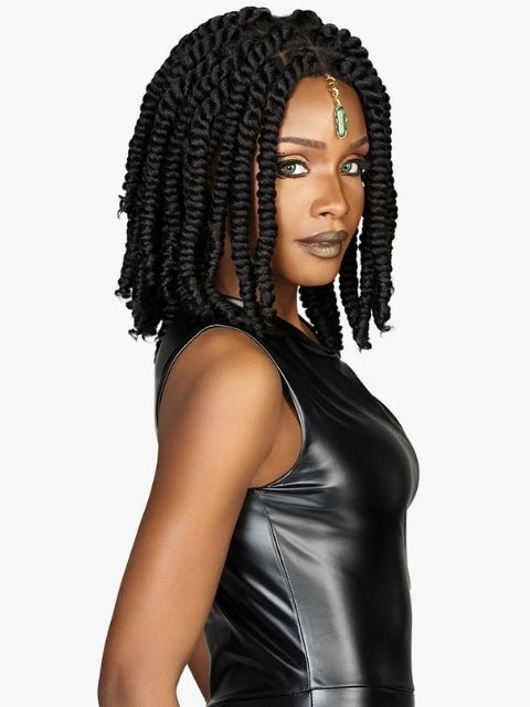 Sensationnel Strand X Braided HD STRAND X_FULL HAND-TIED UNIT 8" Lace Wig