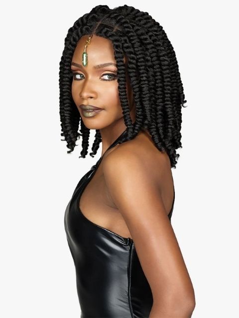 Sensationnel Strand X Braided HD STRAND X_FULL HAND-TIED UNIT 8" Lace Wig