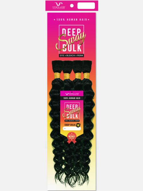 Vivica A Fox Sway 100% Human Hair Weave DEEP BULK"