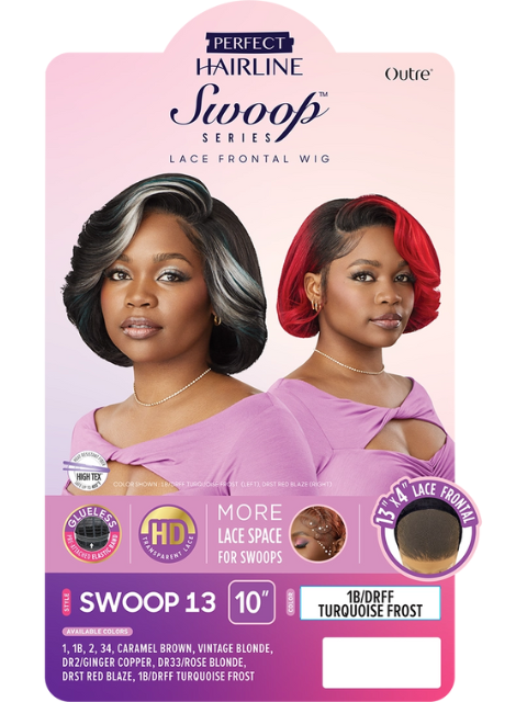 Outre Perfect Hairline Swoop Series HD Transparent Lace Front Wig - SWOOP13