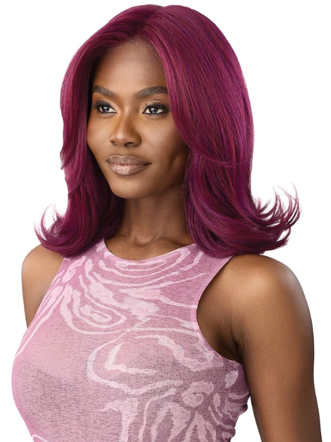 Outre Perfect Hairline Swoop Series HD Transparent Lace Front Wig - SWOOP14
