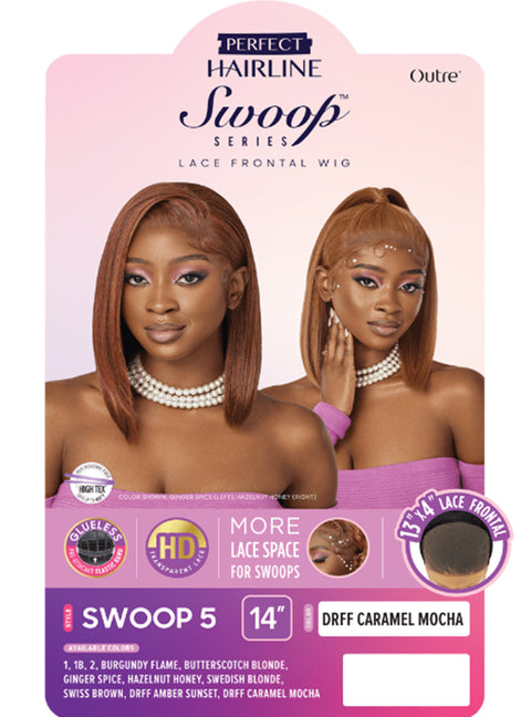 Outre Perfect Hairline Swoop Series HD Transparent Lace Front Wig - SWOOP5