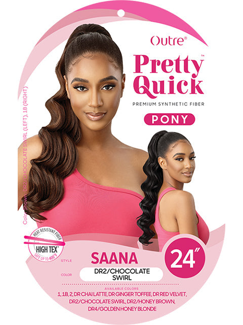 Outre Pretty Quick Pony Ponytail - SAANA