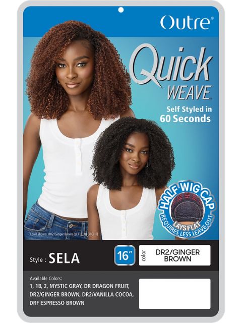 Outre Quick Weave SELA" Half Wig