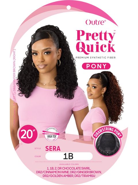 Outre Pretty Quick-Pony Drawstring SERA  Ponytail