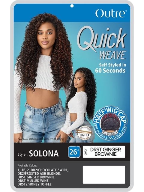 Outre Quick Weave SOLONA" Half Wig