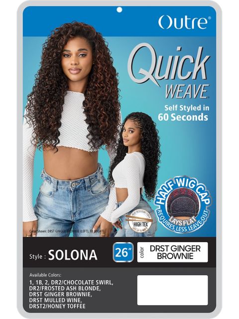 Outre Quick Weave Half Wig -SOLONA