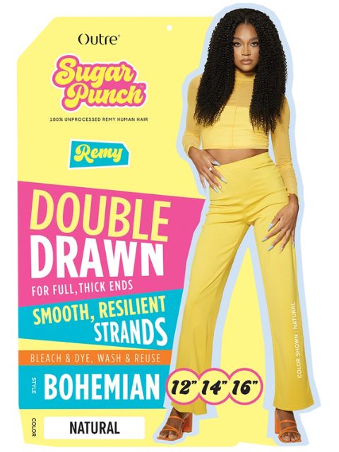 Outre SugarPunch 100% Unprocessed Human Hair Multi pack- BOHEMIAN