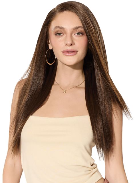 Outre  SunRae 100% Premium Synthetic Fiber Clip-In 7pcs- SUNDAE-STRAIGHT 18"