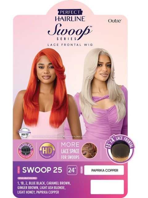 Outre Perfect Hairline Swoop Series HD Transparent SWOOP25" Lace Front Wig