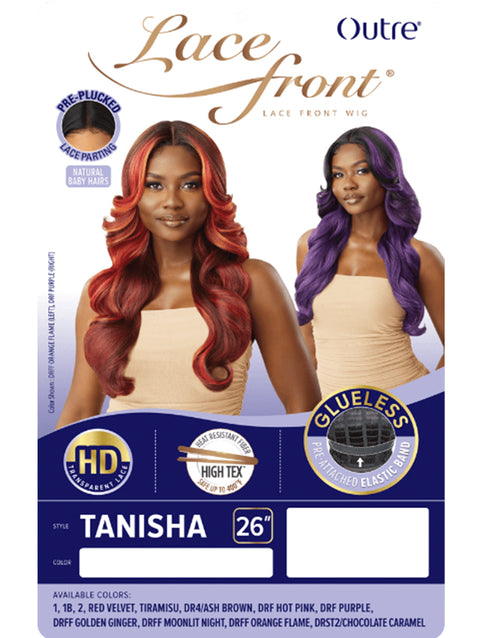 Outre HD Transparent Glueless Lace Front Wig - TANISHA