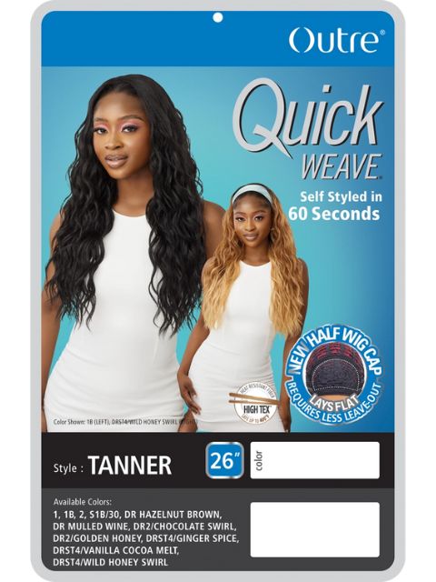 Outre Premium Synthetic Quick Weave Half Wig - TANNER