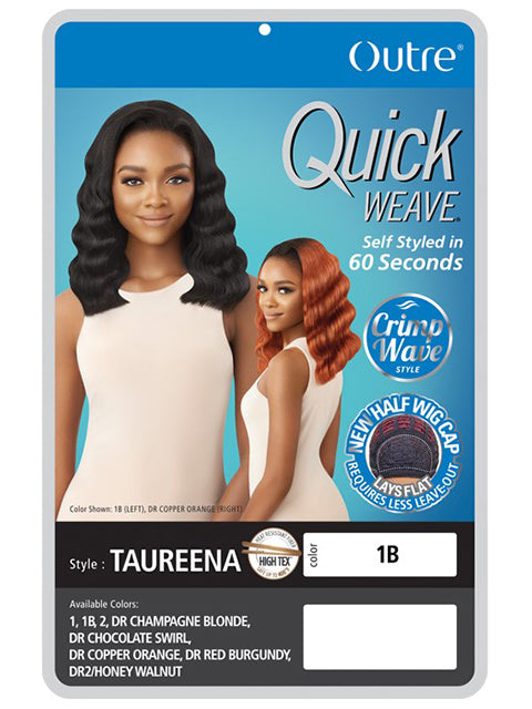 Outre Quick Weave Half Wig - TAUREENA