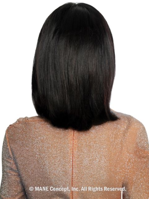 Mane Concept Trill Gold Luster 100% Human Hair HD 13x6 Half-Moon LAYERED BOB 14" TGL203 Lace Wig