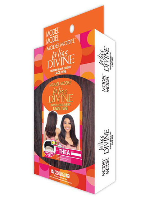 Model Model Miss Divine Human Hair Blend HD Lace Front Wig - THEA