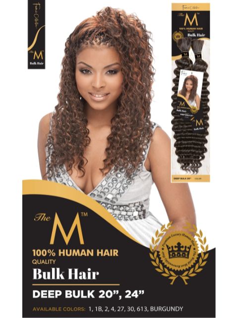 Femi Collection The M 100% Human Hair Blend DEEP BULK" Bulk