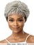 OutreFab & Fly Gray Glamour Human Hair Wig - THEODORA