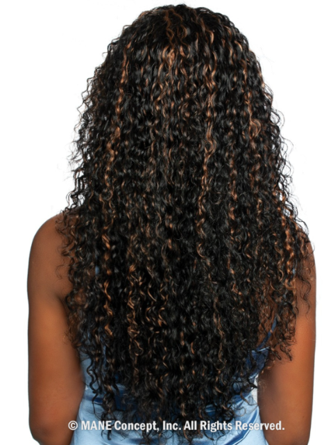 Mane Concept Bleached Knot HD 13x4 Pre-Bleached 02 WATER WAVE 28- TRB202