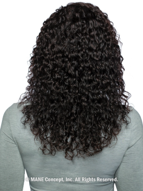 Mane Concept 100% Unprocessed Human Hair Trill 13x4 HD GluelessMane Concept 11A 100% Unprocessed Human Hair Trill 13x4 HD Glueless TRE2132 WATER WAVE 18"Lace Wig