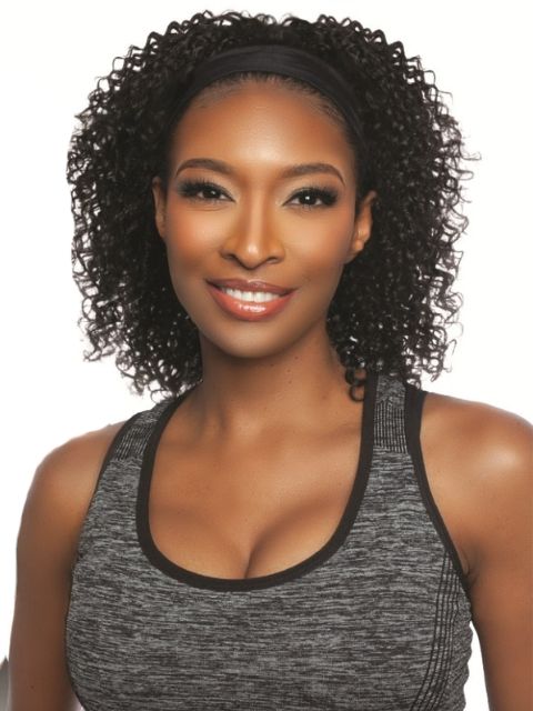 Mane Concept 100% Unprocessed Human Hair Trill Glueless HeadBand Lace Wig (TRHB205-206) SPANISH WAVE HEADBAND