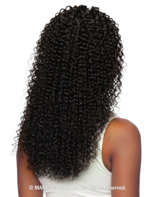 Mane Concept 100% Unprocessed Human Hair Trill Glueless HeadBand Lace Wig BURMESE CURL HEADBAND 24" (TRHB213)