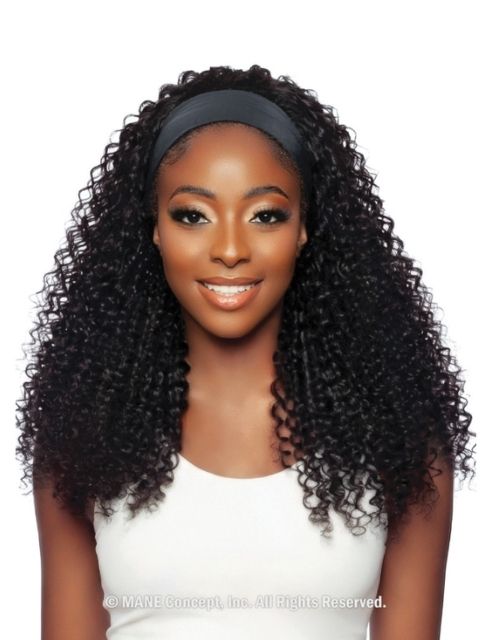 Mane Concept 100% Unprocessed Human Hair Trill Glueless HeadBand Lace Wig WATER WAVE HEADBAND 24" (TRHB212)