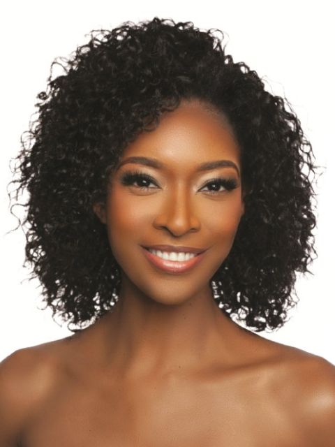 Mane Concept 100% Unprocessed Human Hair Trill Glueless Versatile Half Wig-BURMESE CURL" (TRHW207-208)