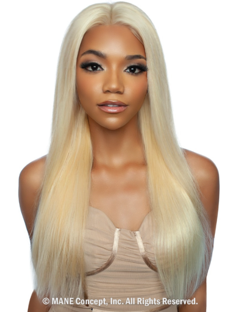 Mane Concept Trill Human Hair HD Pre-Colored Lace Front Wig - 13X4 EAR TO EAR 613 BLONDE STRAIGHT (TROC2307)