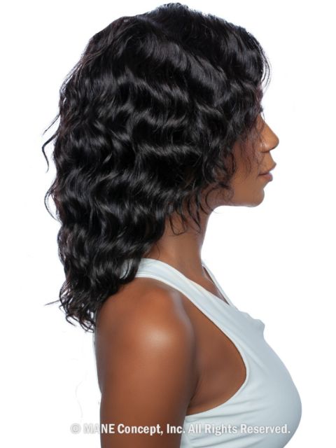 Mane Concept 100% Unprocessed Human Hair Trill HD 13x4 Free Part Lace Front Wig -(TRP2103) 11A HD LOOSE DEEP 16"