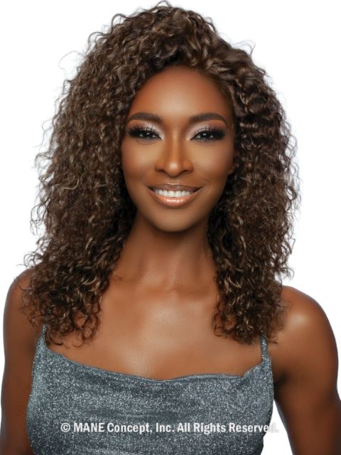Mane Concept 100% Unprocessed Human Hair Trill HD 13x4 Free Part Lace Front Wig (TRP2110) 11A HD LOOSE WATER 20"