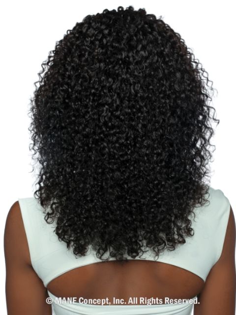 Mane Concept 100% Unprocessed Human Hair Trill HD 13x6 Free Part Lace Front Wig - (TRP2207-2208) JERRY CURL"