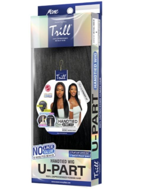 Mane Concept Trill 100% Human Hair HandTied U-Part Lace Part Wig -  (TRUP102) STRAIGHT 24"