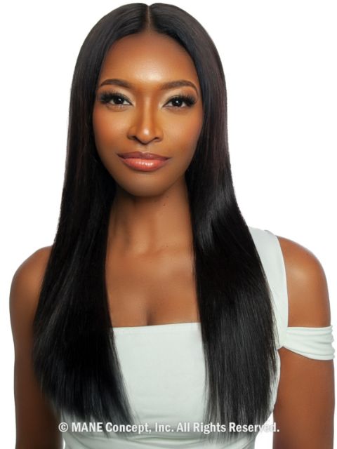 Mane Concept Trill 100% Human Hair HandTied U-Part Lace Part Wig -  (TRUP102) STRAIGHT 24"