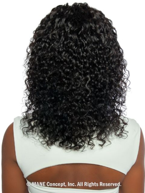 Mane Concept Trill 100% Human Hair HandTied U-Part Lace Part Wig -BURMESE CURL" (TRUP107-TRUP08)