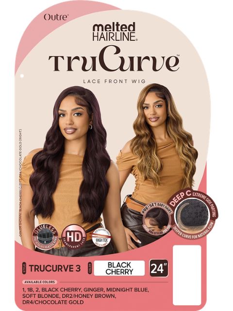 Outre TruCurve Melted Hairline Glueless TRUCURVE 3" HD Lace Front Wig