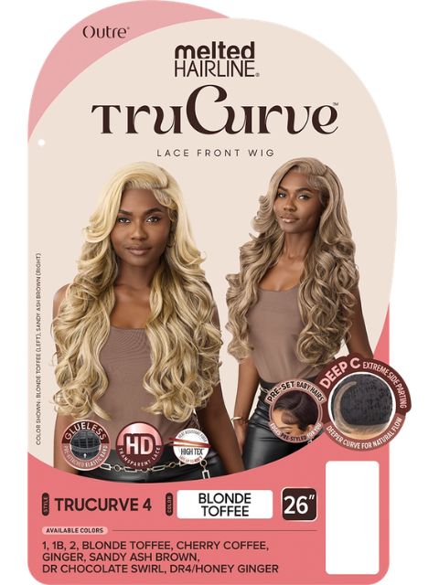 Outre TruCurve Melted Hairline Glueless TRUCURVE 4" HD Lace Front Wig