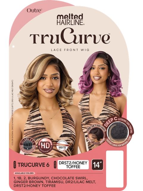 Outre TruCurve Melted Hairline Glueless TRUCURVE 6" HD Lace Front Wig