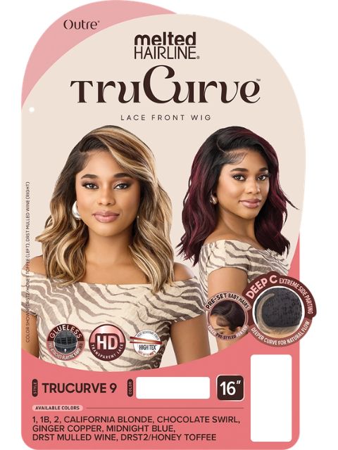 Outre TruCurve Melted Hairline Glueless TRUCURVE 9" HD Lace Front Wig
