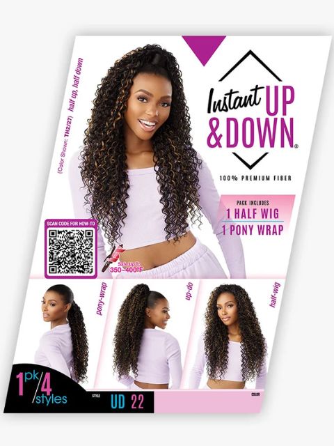 Sensationnel Instant Up & Down Half Wig - UD22