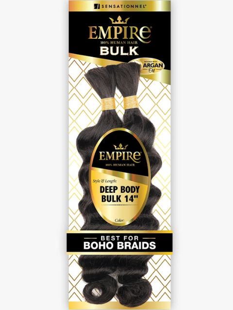 Sensationnel Empire Bulk 100% Human Hair  DEEP BODY BULK Braid