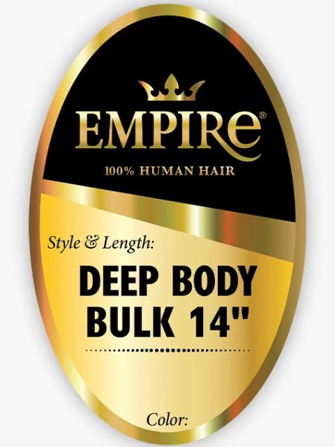 Sensationnel Empire Bulk 100% Human Hair  DEEP BODY BULK Braid
