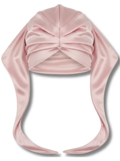 Annie Ms. Remi Effortless Turban Scarf Close Top, Pink & Rose (#03718)