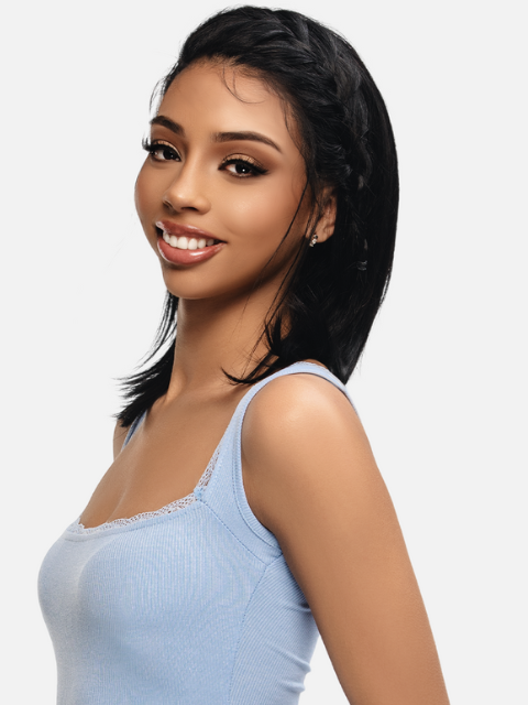 Vivica A Fox 100% Unprocessed Human Hair VEDA  Front Lace Wig