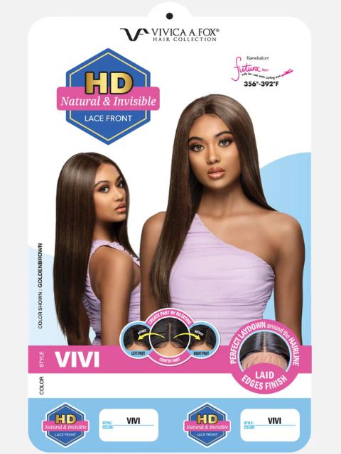 Vivica A Fox HD Natural and Invisible VIVI" Lace Part Wig