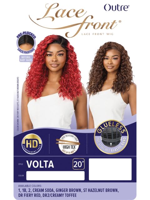 Outre HD Transparent Glueless VOLTA" Lace Front Wig