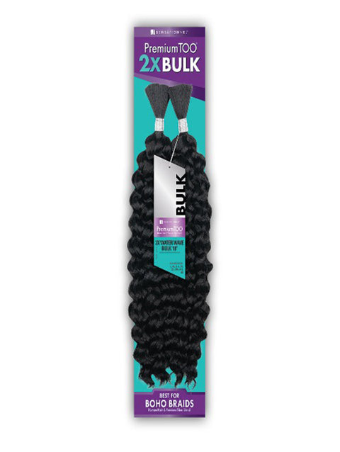 Sensationnel Premium Too Human Blend Braid 2X WATER WAVE Bulk 18 and 22"