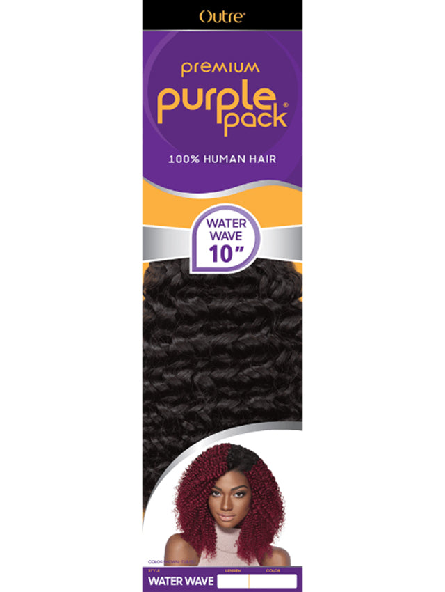 Outre Premium Purple Pack Human Hair Weave WATER WAVE Best Hair World