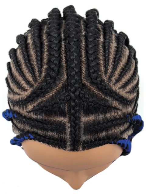 Motown Tress HD Invisible Whole Hand-Tied Braided Lace Wig - WLB.ANTAE