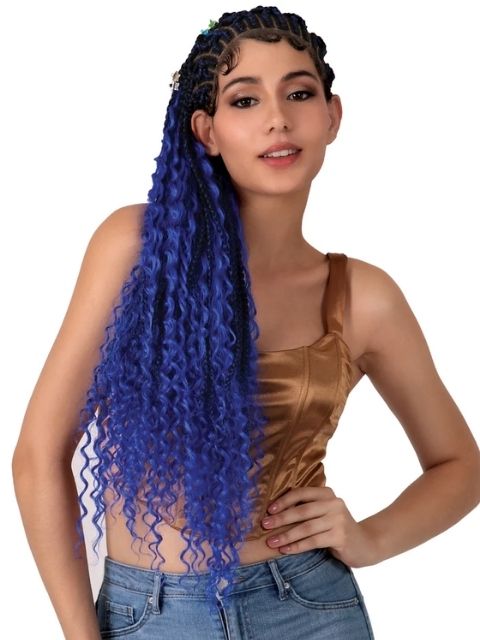 Motown Tress HD Invisible Whole Hand-Tied Braided Lace Wig - WLB.FLOW